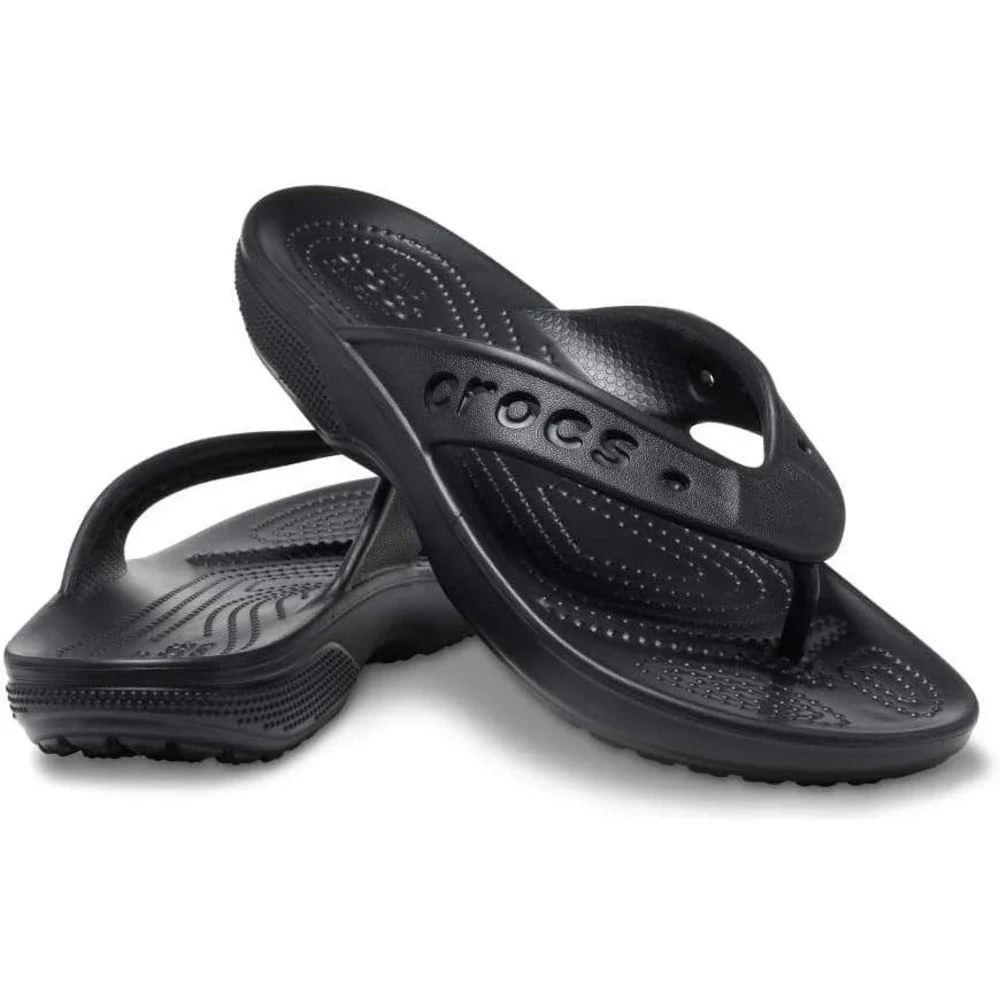 Crocs Women's Baya‎ II Flip Flops, Black, 9M/11W